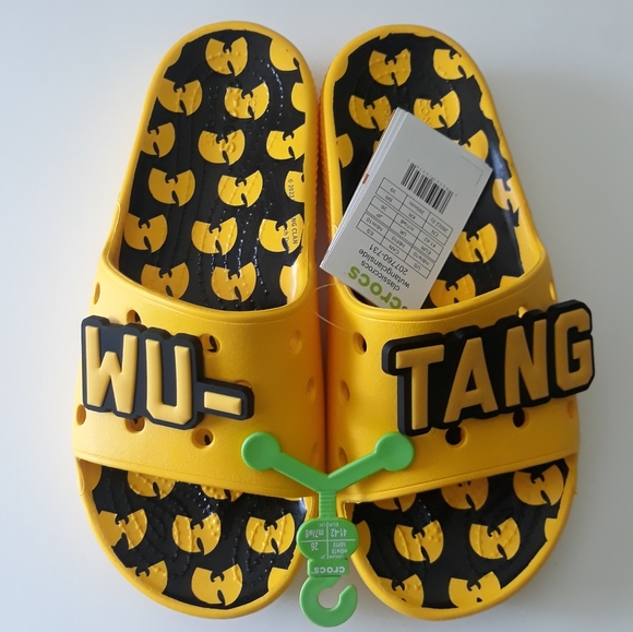 (New) Wu-Tang Clan Crocs Slides (W10/M8) - Picture 2 of 10